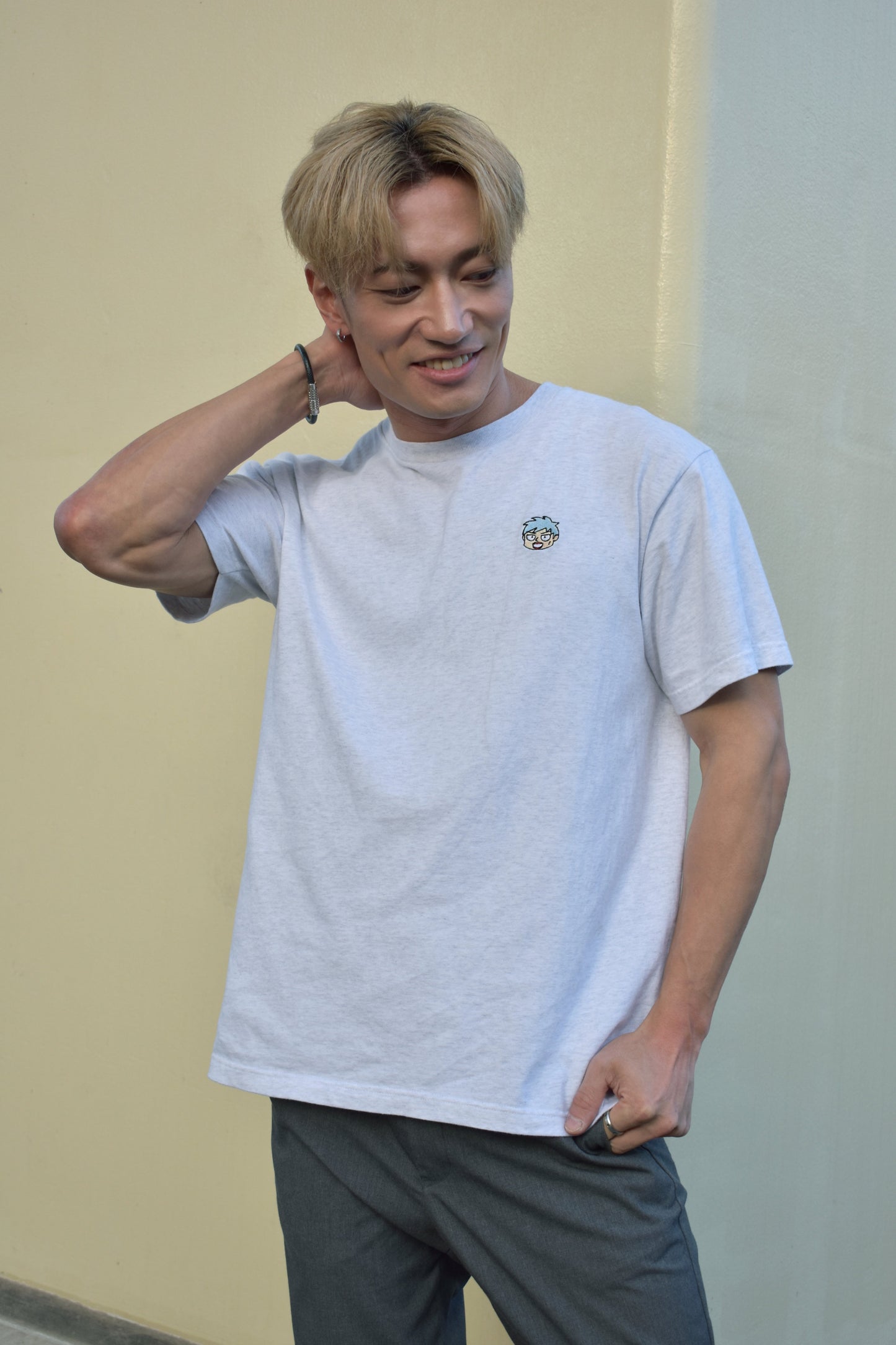 【受注生産】ワサビくん刺繍Tシャツ